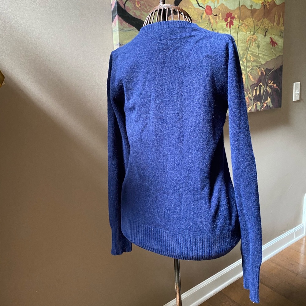 C3 Cashmere Crewneck 100% Cashmere Sweater EUC Med - Picture 3 of 4